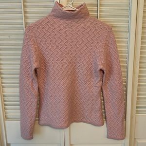 Saks Fifth Avenue 100% cashmere long sleeve high neck  sweater Size Large